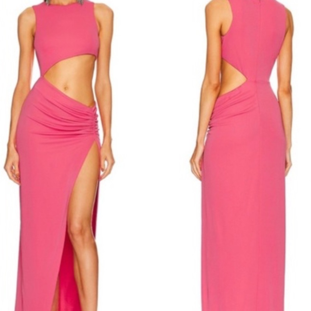 Dundas X Revolve Aryn Maxi Dress Pink Size Small